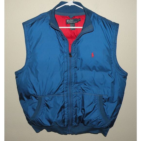 Polo by Ralph Lauren Other - Polo by Ralph Lauren Royal Blue Vest with Red Emblem
